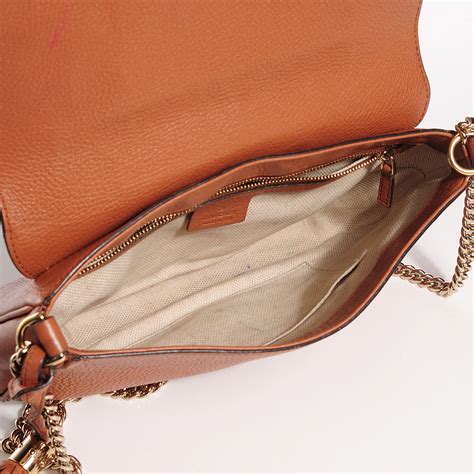 tan gucci cross body bag